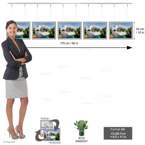 Real estate window display systems
