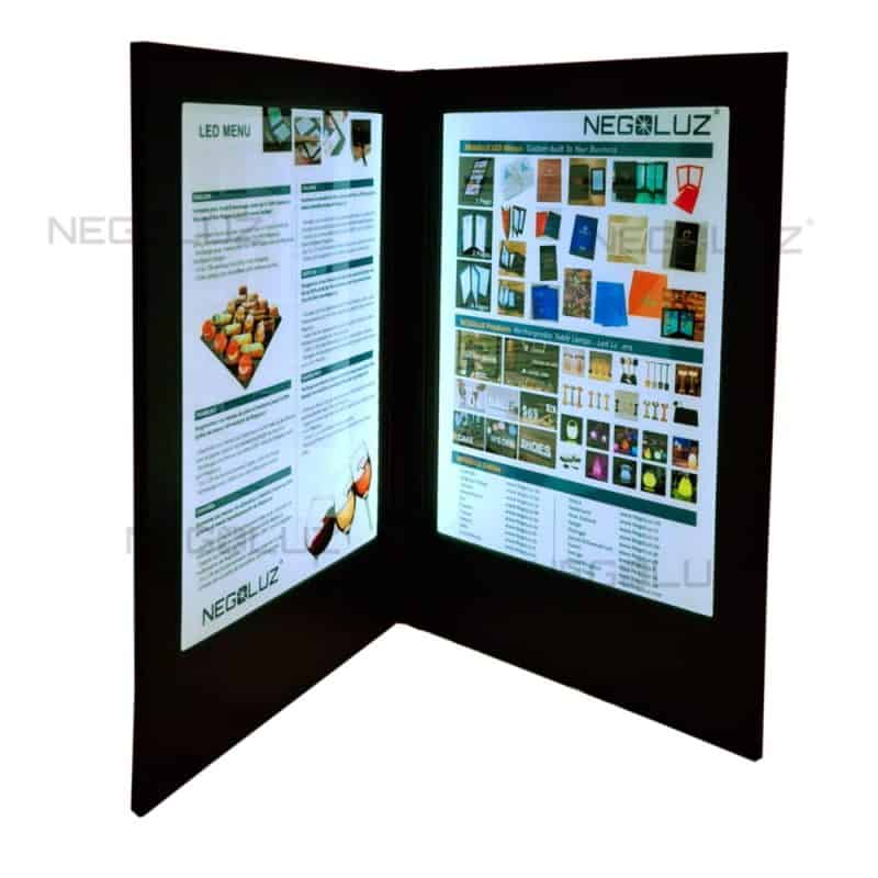 Backlit Menu Holder A4